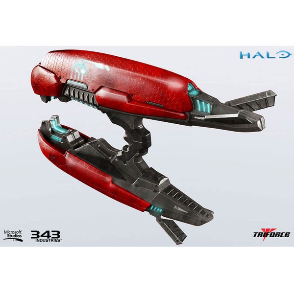 Halo 2 réplique 1/1 Brute Plasma Rifle édition anniversaire 62 cm