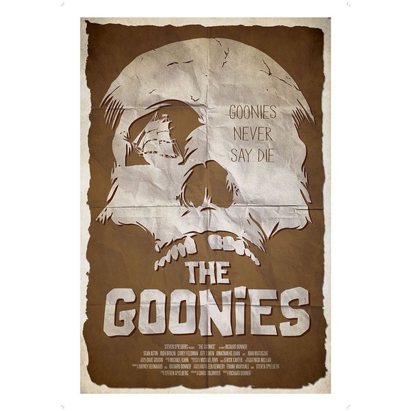 The Goonies Inspired Illustrative Art Print - 11.7 x 16.5 Inches