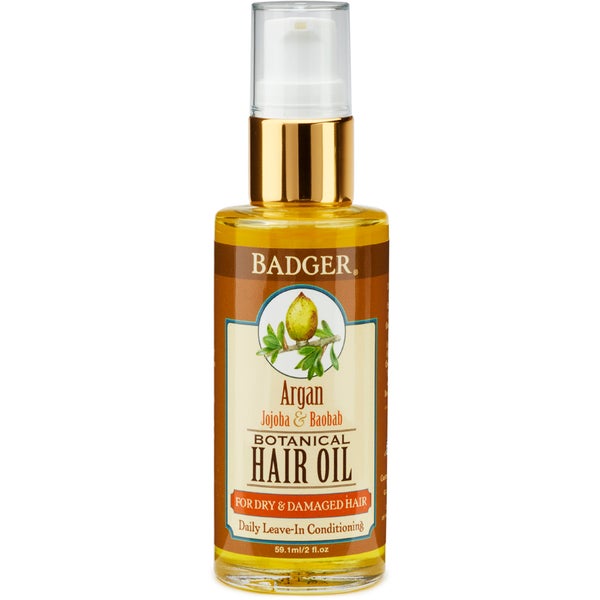 Аргановое масло для волос от Badger (59,1 мл)