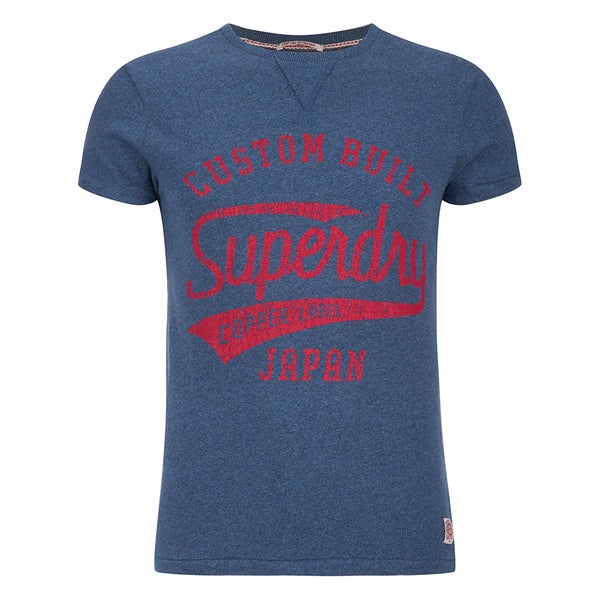 Superdry Men's Copper Label Magna Print T-Shirt - Depths Blue Grindle