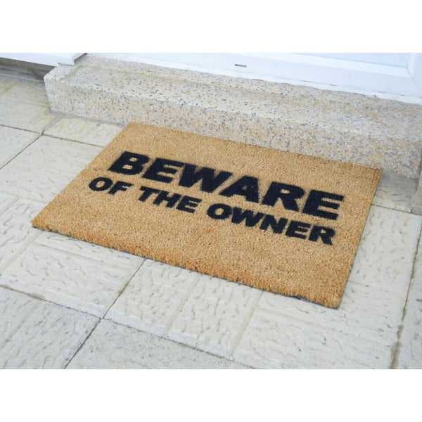 Beware of the Owner Doormat