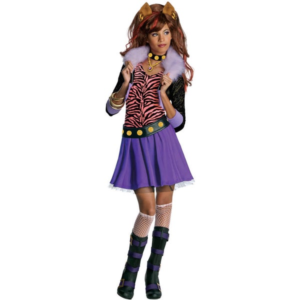 Monster High Girls' Clawdeen Wolf Fancy Dress