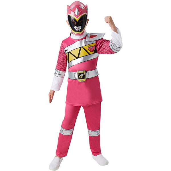 Power Rangers Girls' Dino Charge Pink Ranger Fancy Dress