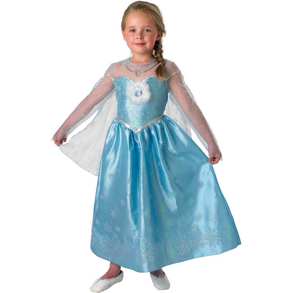Disney Frozen Girls' Deluxe Elsa Fancy Dress