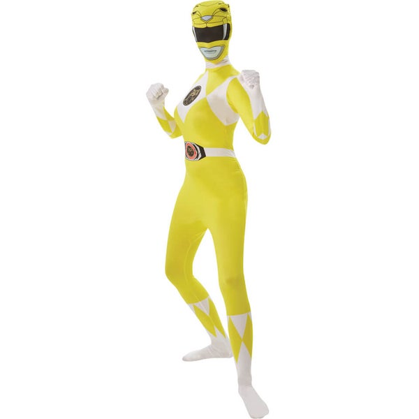 Power Rangers Women's 2nd Skin Yellow Ranger Fancy Dress