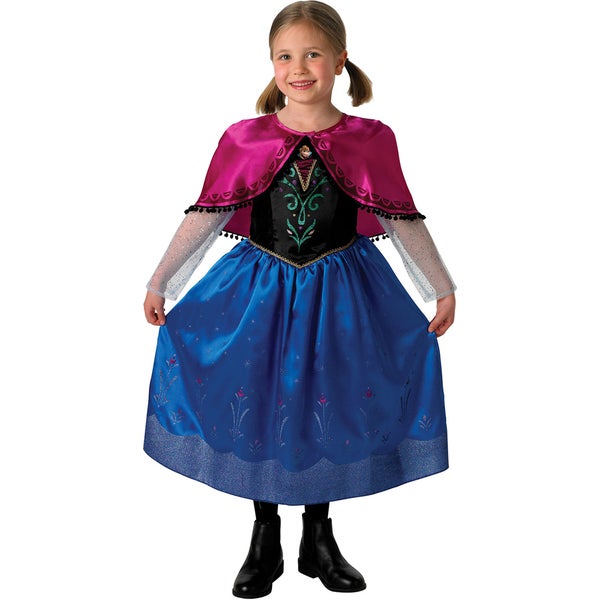 Disney Frozen Girls' Deluxe Anna Fancy Dress
