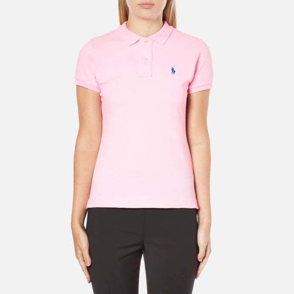 Polo Ralph Lauren Women's Skinny Fit Polo Shirt - Tailor Rose Pink ...