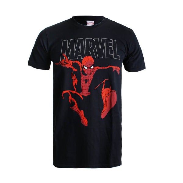 Marvel Spider Strike Heren T-Shirt - Zwart