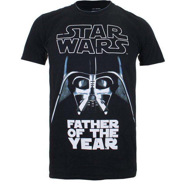 T-Shirt Homme Star Wars Père of the Year - Noir
