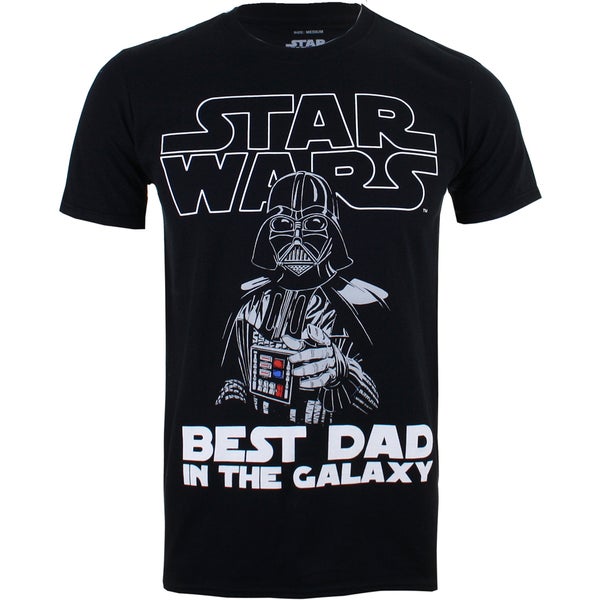 Star Wars Herren Vader Beste Papa T-Shirt - Schwarz