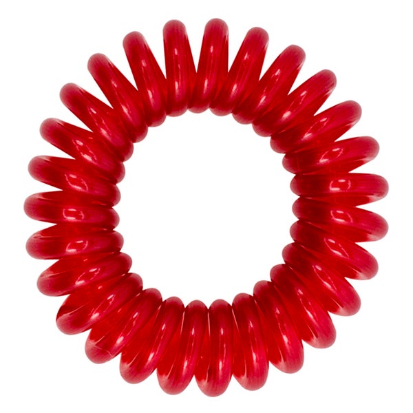 Élastique à cheveux MiTi Professional - rouge rubis (3 p.)