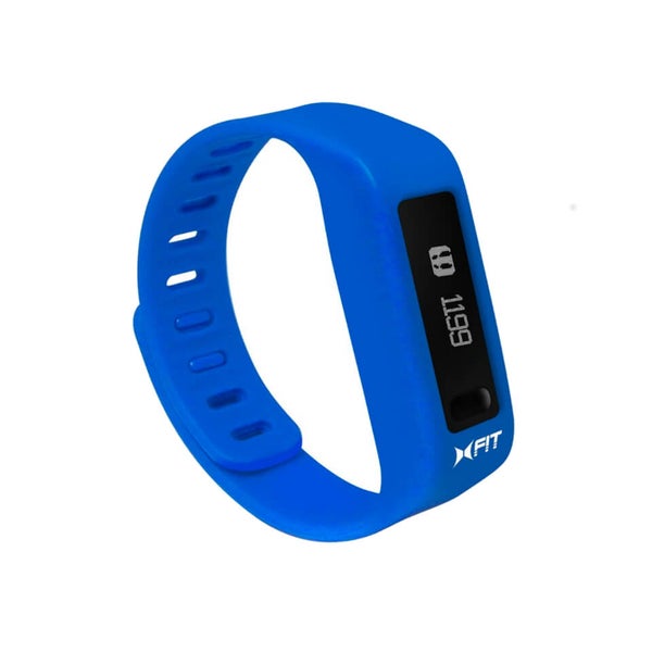 Xtreme Cables Xfit Bluetooth wasserdichte Fitness Tracker und Uhr (mit App) - Blau