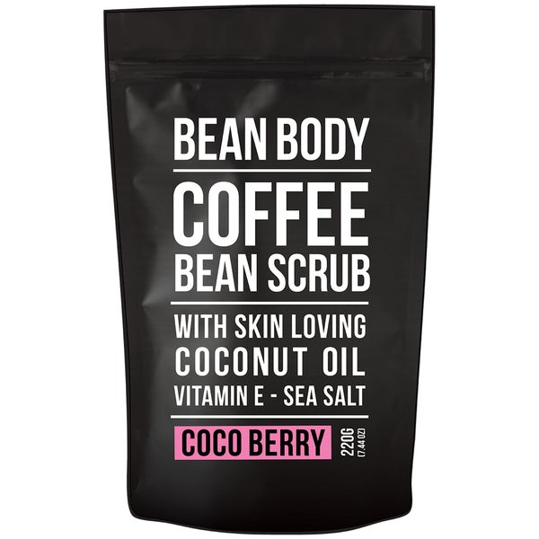 Exfoliante de Granos de Café de Bean Body 220 g - Coco y Bayas