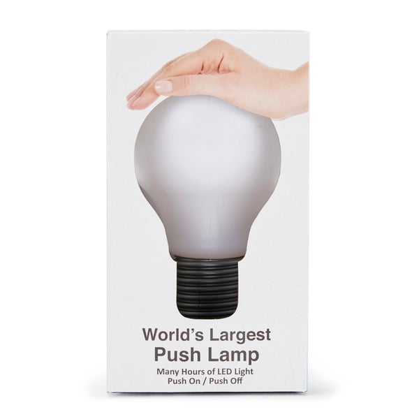 Worlds Largest Push Lamp