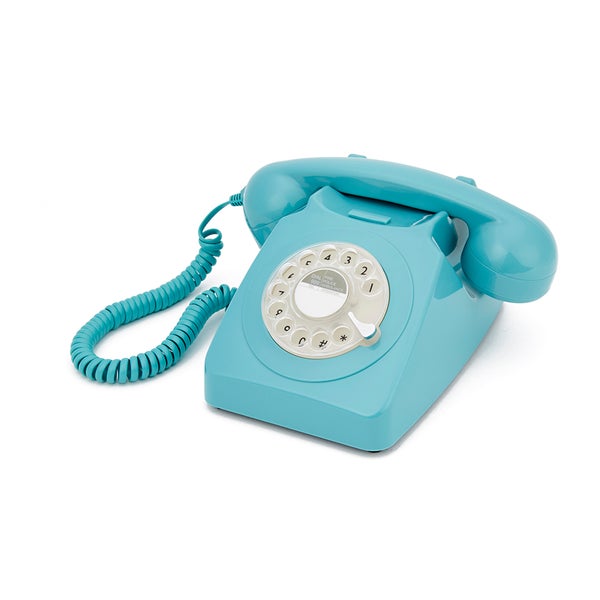 GPO Retro 746 Rotary Dial Telephone - Blue