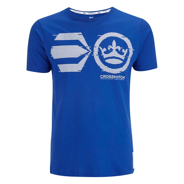Crosshatch Men's Onsite Graphic T-Shirt - Mazarine Blue