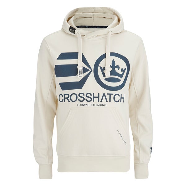 Crosshatch Men's Quon Kangeroo Pocket Hoody - Vaporous Grey