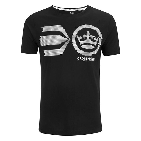 Crosshatch Men's Onsite Graphic T-Shirt - Black