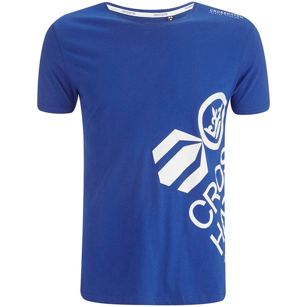 T-Shirt Crosshatch "Nazmin" -Homme -Bleu Surf