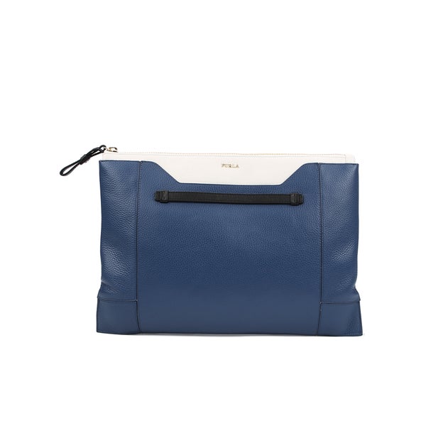 Furla Women's Fantasia XL Pochette Clutch Bag - Blue