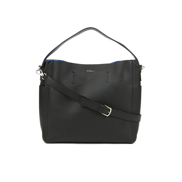 Furla Women's Capriccio Medium Hobo Bag - Black