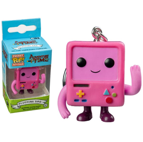 Adventure Time Blushing Pink BMO Pop! Keychain