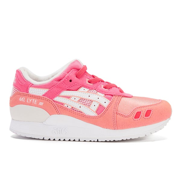 Asics Kids' Gel-Lyte III PS Trainers - Guava/White