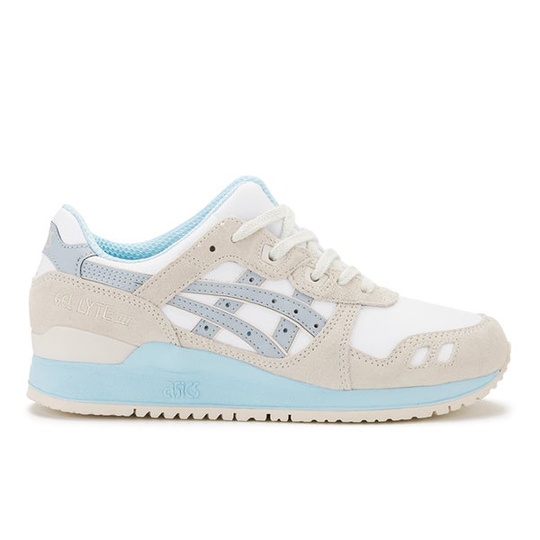 Asics Lifestyle Women's Gel-Lyte III Crystal Blue Pack Trainers - White/Light Grey