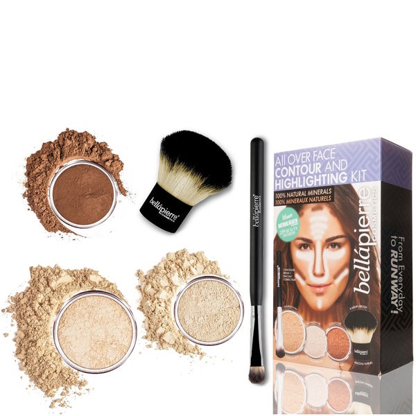 Bellapierre Cosmetics All Over Face Highlight & Contour Kit - Hell