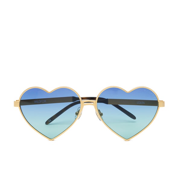 Wildfox Women's Lolita Deluxe Sunglasses - Gold/Gold Mirror