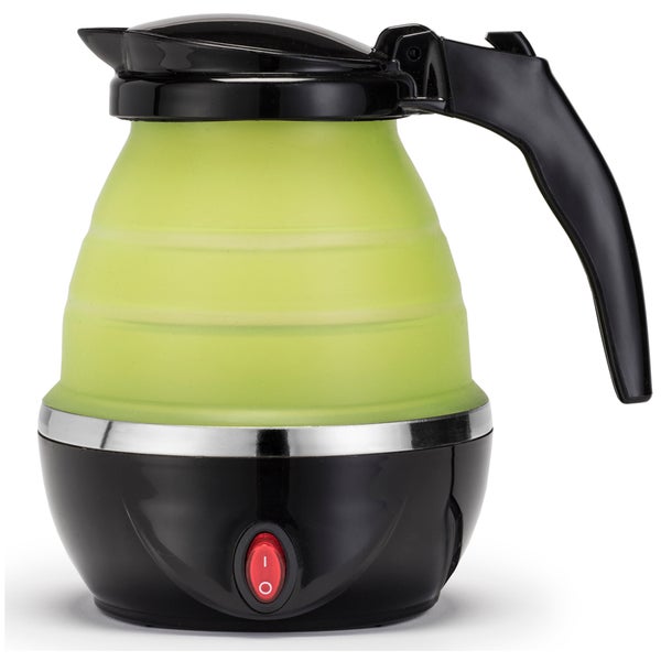 Gourmet Gadgetry Collapsible Travel Kettle - Green/Black - 0.8L