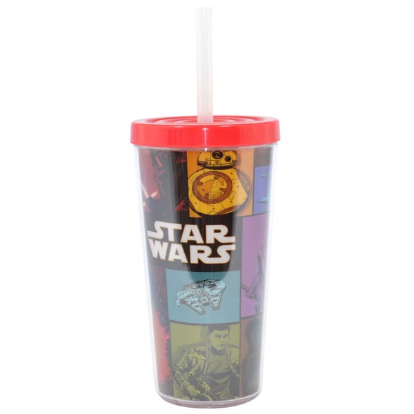Star Wars Episode VII The Force Awakens Retro Drinking Soda Cup