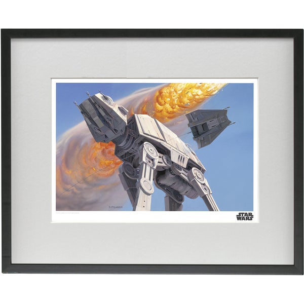 EXCLUSIVE Star Wars Ralph McQuarrie Framed Illustrated Art Print (16x12 Inches) (Limited Edition)