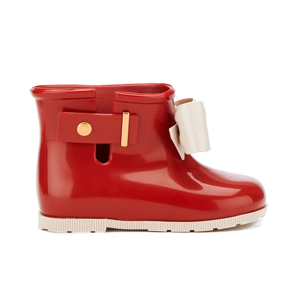 Mini Melissa Toddlers' Sugar Rainbow Boots - Red Contrast