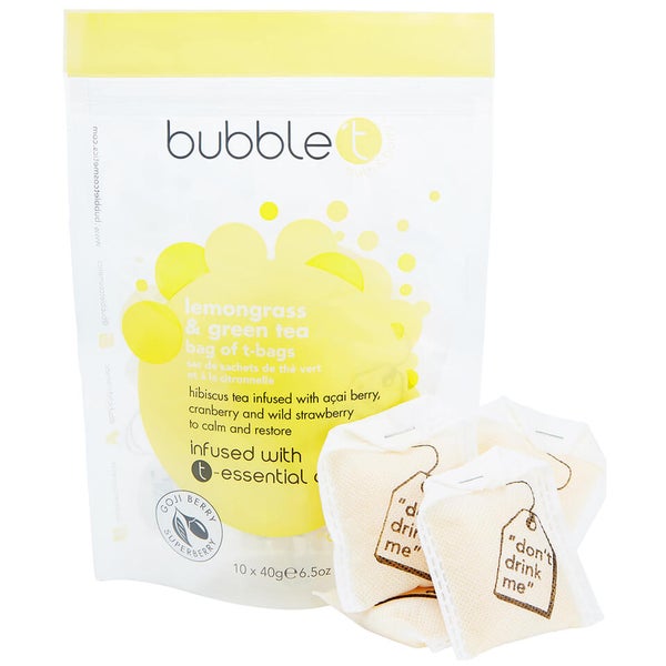 Sachets de Thé pour Infusions de Bain Bubble T - Citronnelle & Thé vert 10 x 40g