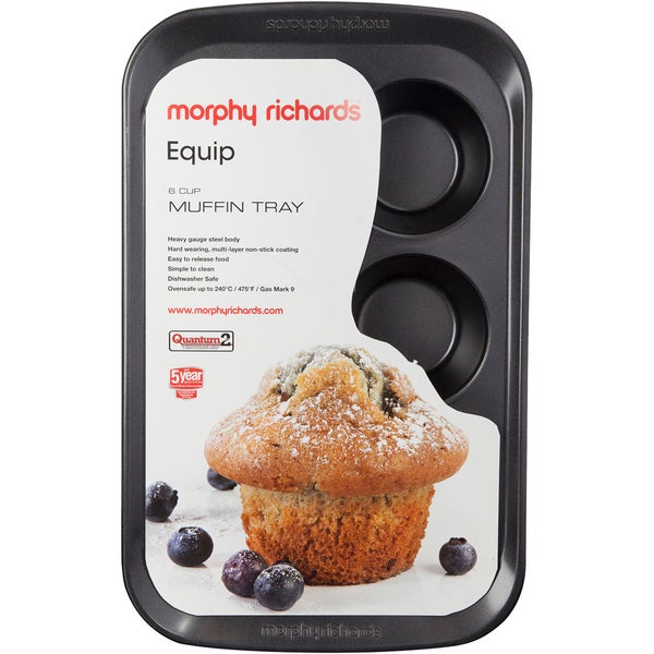 Morphy Richards 970509 6 Cup Muffin Tray