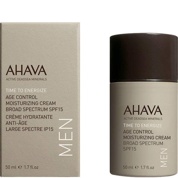 AHAVA Men's Age Control Moisturizing Cream Broad Spectrum SPF 15