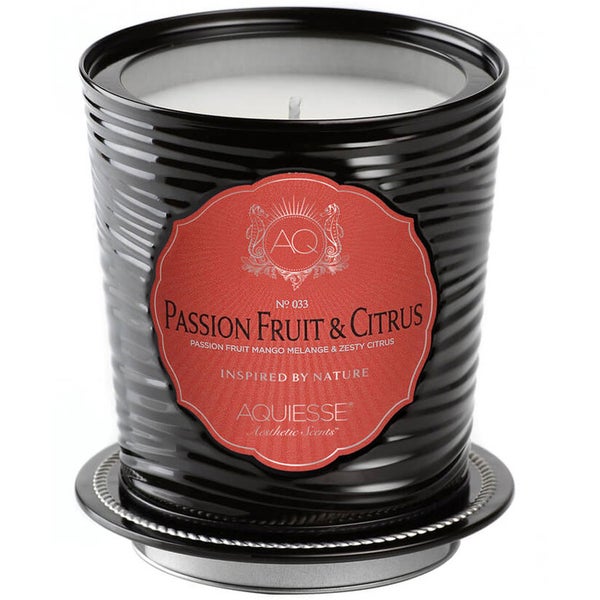 Aquiesse Tin Candle - Passion Fruit and Citrus