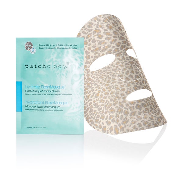 patchology Hydrate FlashMasque Printed Edition Leopard