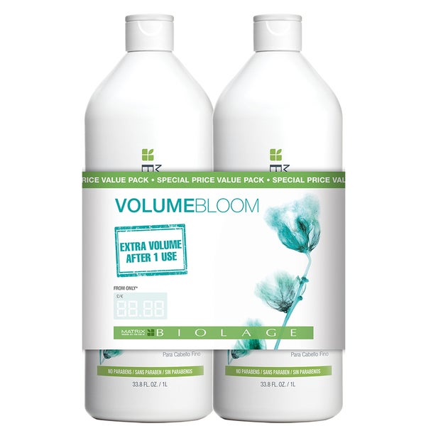 Matrix Biolage Volumebloom Shampoo and Conditioner 1L Duo