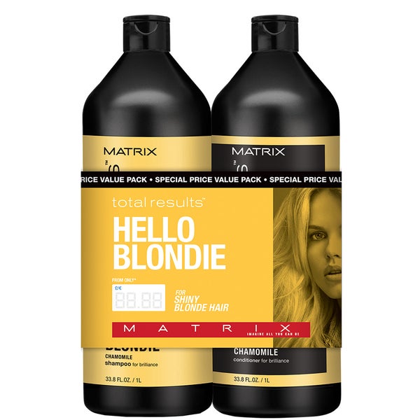 Matrix Biolage Total Results Hello Blondie Shampoo and Conditioner 1L Duo  FREE Delivery