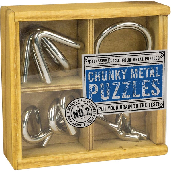 Professor Puzzle Chunky Metal Puzzles