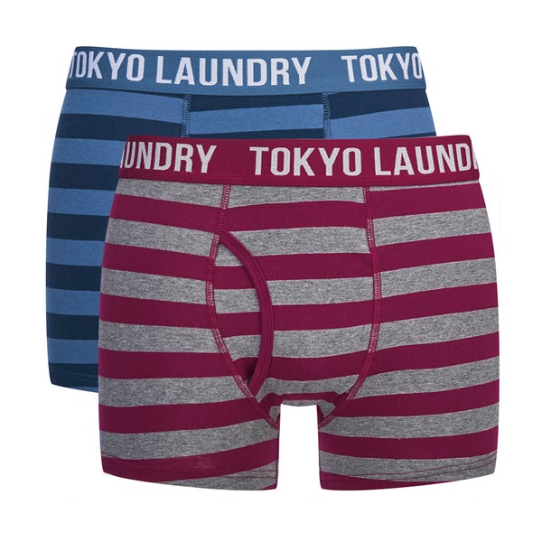 Tokyo Laundry Men's 2-Pack Yass Boxers - Rioja/Vintage Indigo