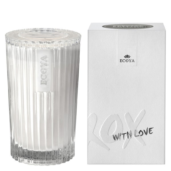 ECOYA White Musk & Warm Vanilla Mini Celebration Candle LOOKFANTASTIC