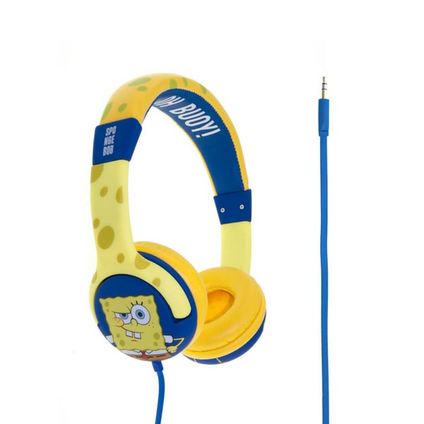 SpongeBob SquarePants Epic Children's On-Ear Headphones - Yellow/Blue