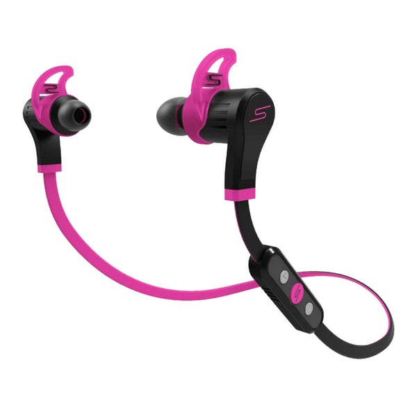 SMS Audio by 50 Cent: Sports Bluetooth Earphones (Water Resistant) - Pink