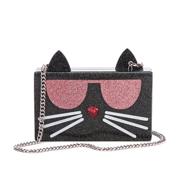 Karl Lagerfeld Women's K/Kocktail Minaudiere Clutch Bag - Black