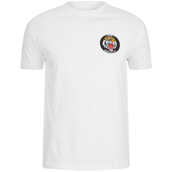 T-Shirt Homme Rum Knuckles Tiger -Blanc