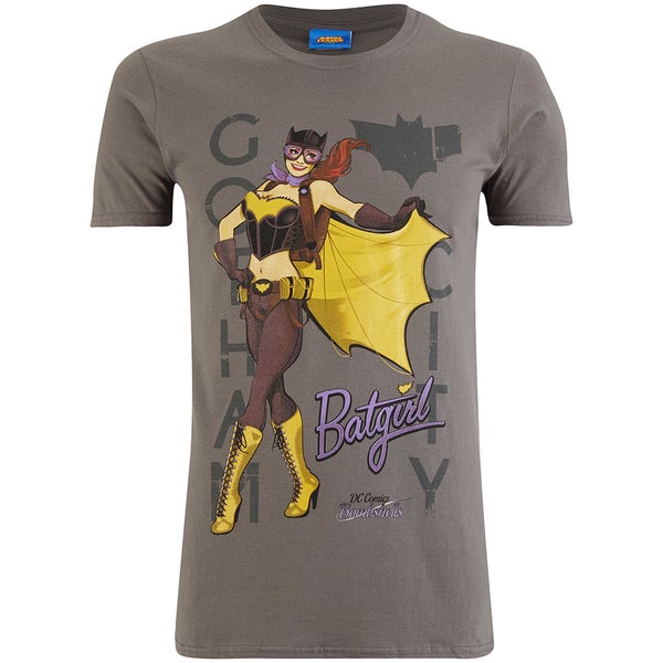 DC Comics Bombshells Men's Batgirl T-Shirt - Grey