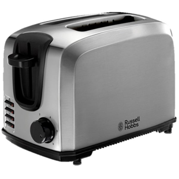 Russell Hobbs 20880 Polished/Brushed Compact Toaster - Stainless Steel